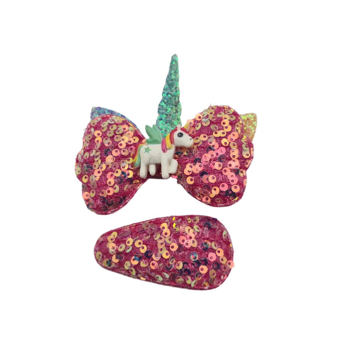 Migant Children Unicorn Sequin Hair Clips