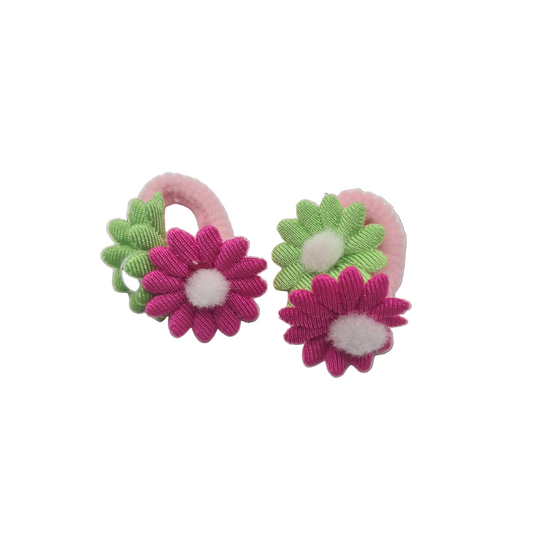 Migant Children Bebe Flower Hair Elastics