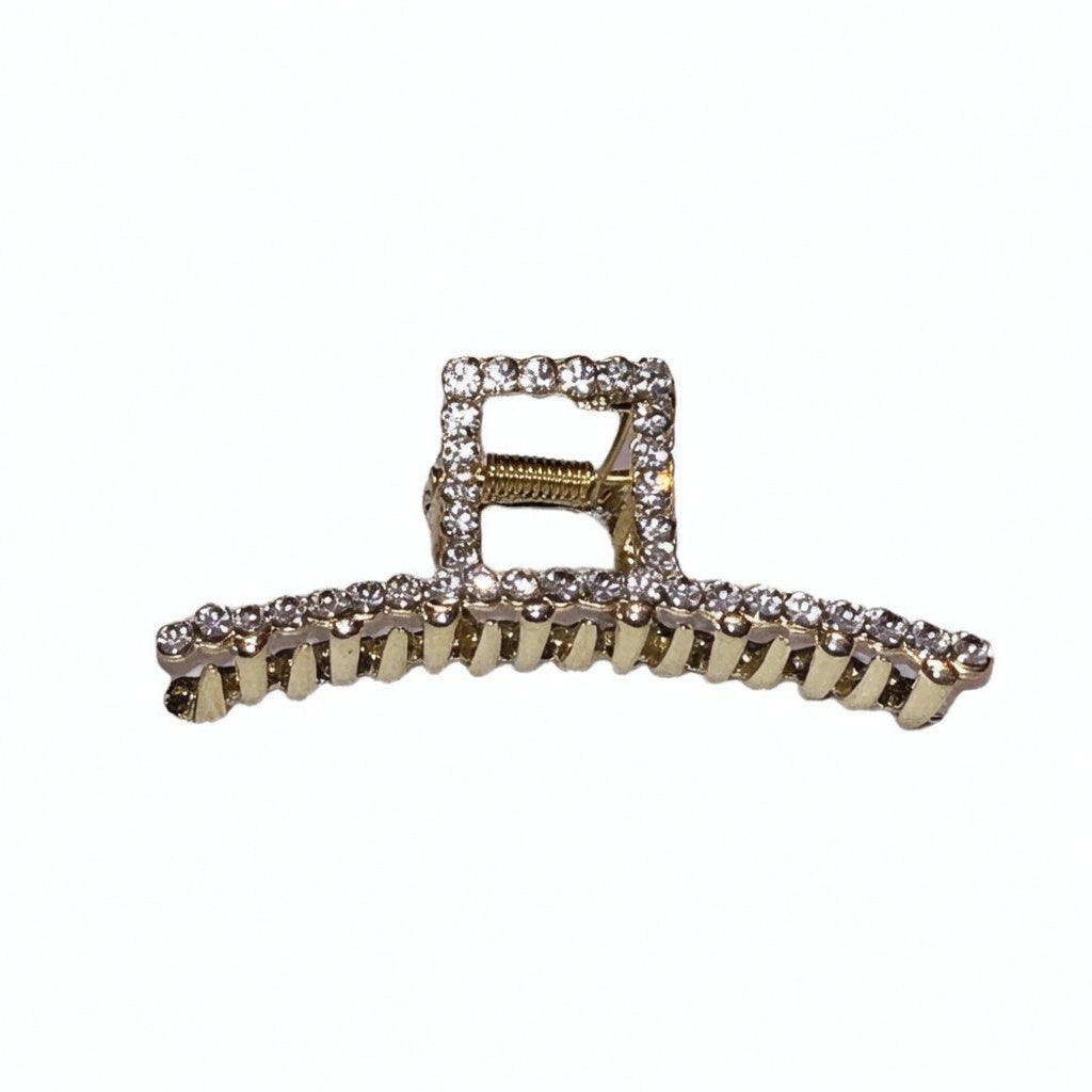 Migant Crystal Square Rhinestone Hair Claw Clip