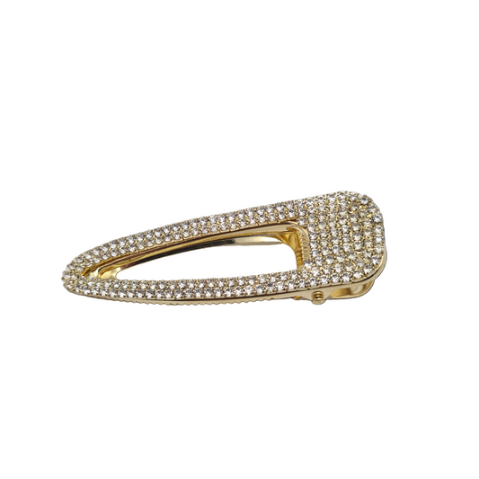 Migant Full Crystal Rhinestone Teardrop Hair Clip