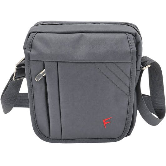 Forecast 10081S dark gray shoulder bag front view on white background