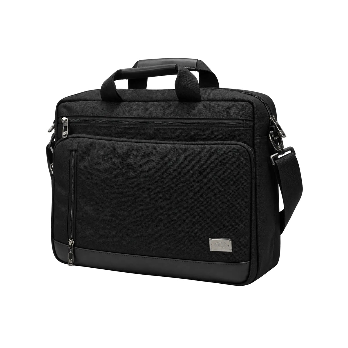 Leastat Laptop Bag 6601 in black - right-front angle