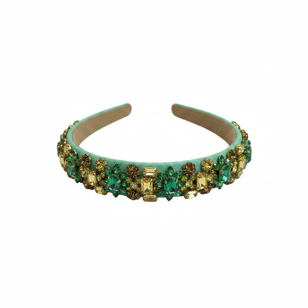 Jeweled Embellished Headband – Pastel Colors
