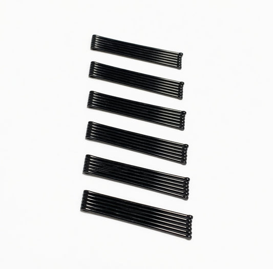 Gold/Black Wavy Bobby Pins – 36 Pack