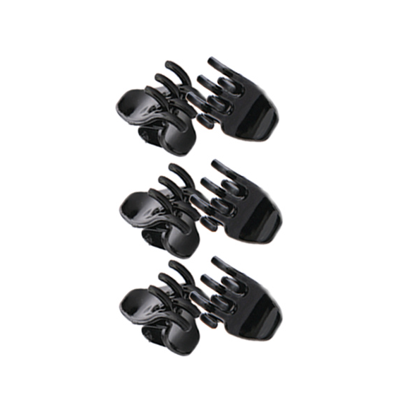 Migant Mini Black Hair Claws – 6pcs, 1.5cm
