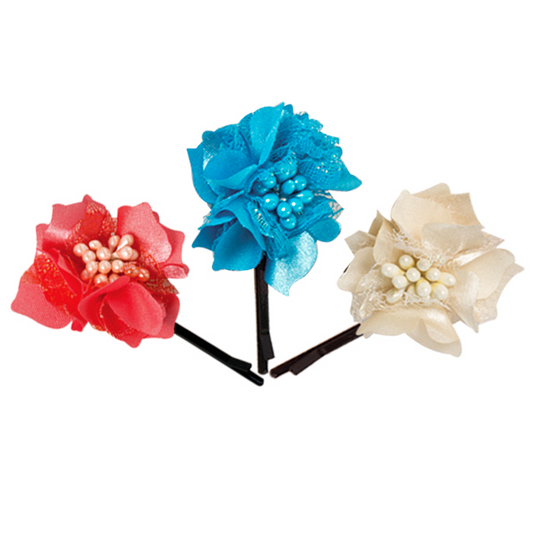 Migant Mini Flower Hair Clips – 6 Colors