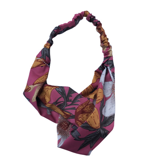 Migant Floral Print Infinity Scarf – Multi-Way Headband