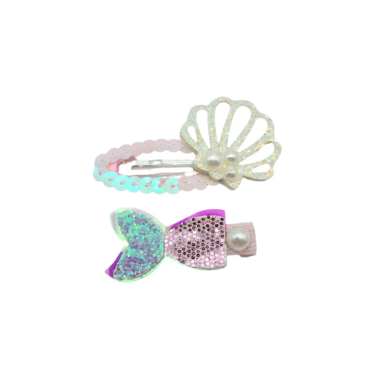 Migant Children Mermaid Sequin Hair Clips