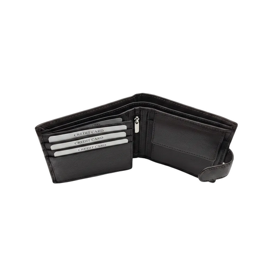 Migant Design Brown leather wallet in box - Migant