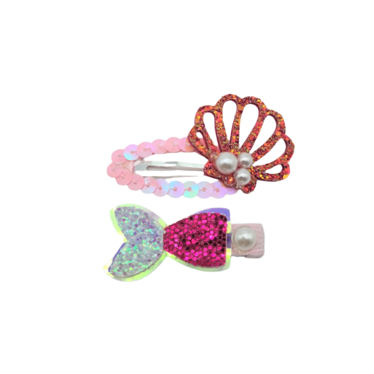 Migant Children Mermaid Sequin Hair Clips