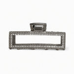 Load image into Gallery viewer, Migant Crystal Frame Rectangular Hair Clip – 3 Colors 🌸
