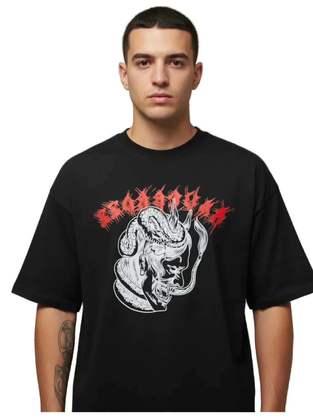 Oversized Tshirt Ravebrozz Gothic Medium/Large Size