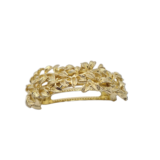 Ornate Floral Metal Hair Comb – 2 Colors