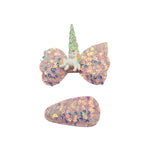Load image into Gallery viewer, Children hair accessories unicorn
