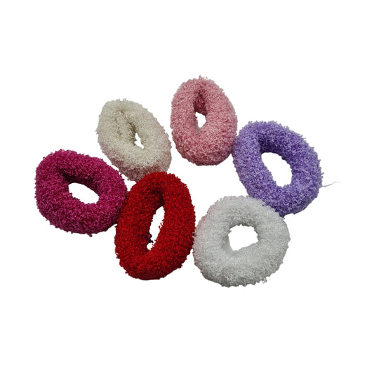 Migant Fuzzy Plush Hair Ties – Sold in Pairs
