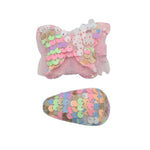 Load image into Gallery viewer, Children hair accessories with butterfly clip
