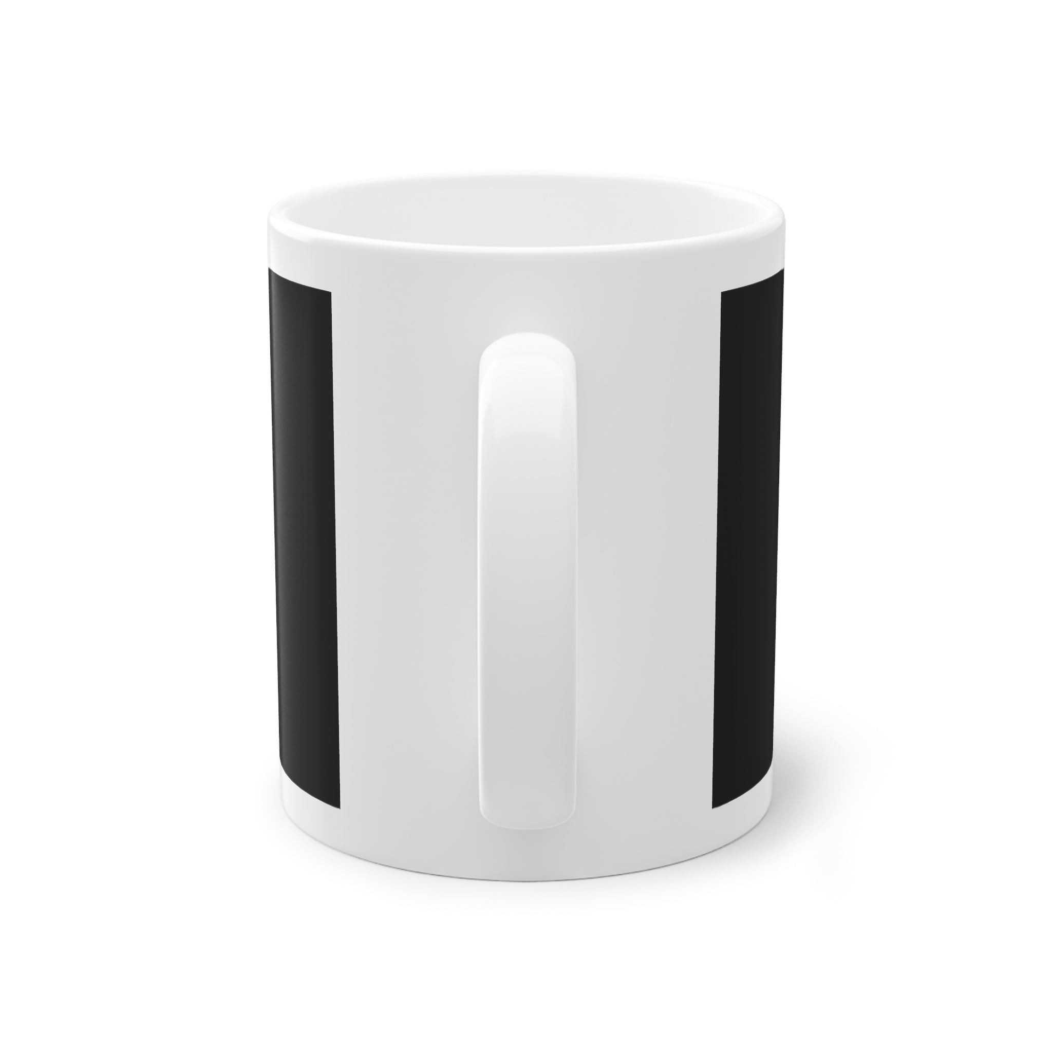 Delirium Chamber Skull Logo Mug — Gothic Red Skull Coffee Cup