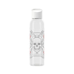 Load image into Gallery viewer, Skull Crest Water Bottle — Gothic Skull Graphic Hydration Bottle

