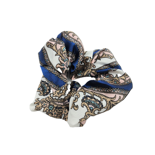 Migant Satin Printed Scrunchies – Set of 6