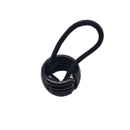 Migant Black Spiral Coiled Hair Tie