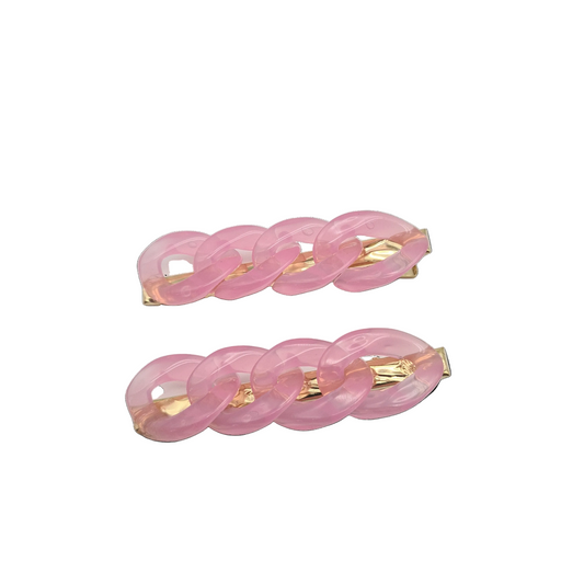 Migant Braided Chain Hair Clips Set – 3 Colors