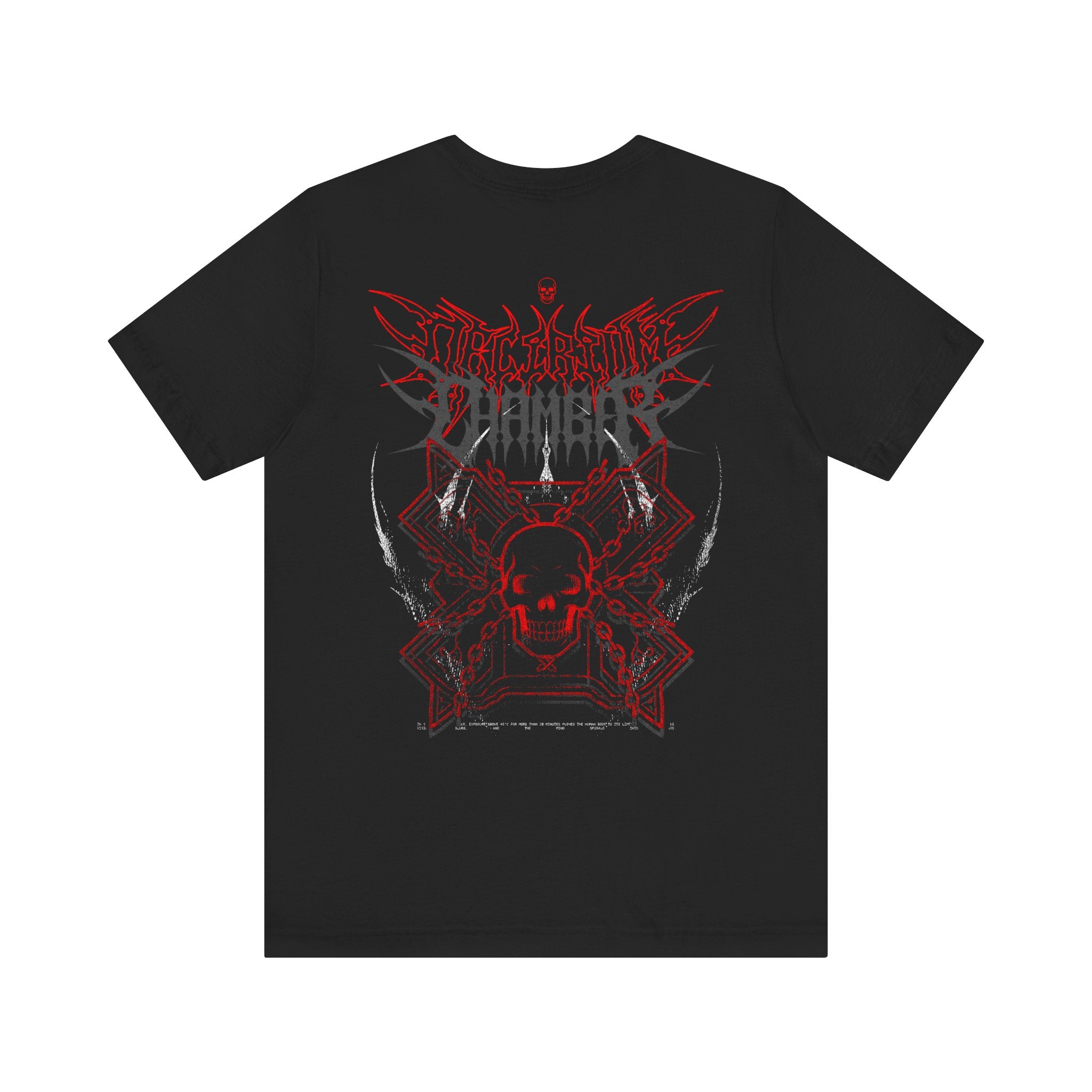 Skull Gothic Graphic Tee – Chamber Logo Backprint