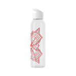 Load image into Gallery viewer, Skull Crest Water Bottle — Gothic Skull Graphic Hydration Bottle
