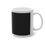 Load image into Gallery viewer, Delirium Chamber Skull Logo Mug — Gothic Red Skull Coffee Cup
