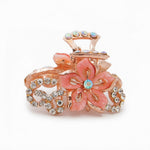 Load image into Gallery viewer, 🌸 Crystal Flower Hair Claw Clip
