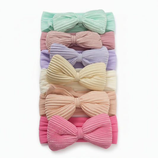 Migant Pleated Satin Headbands