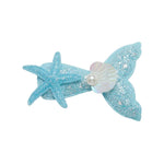 Load image into Gallery viewer, Migant Children Glitter Mermaid Starfish Hair Clips 🌸
