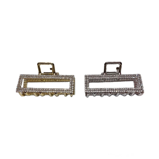 Migant Sparkling Crystal Rectangle Hair Claw – 3 Colors