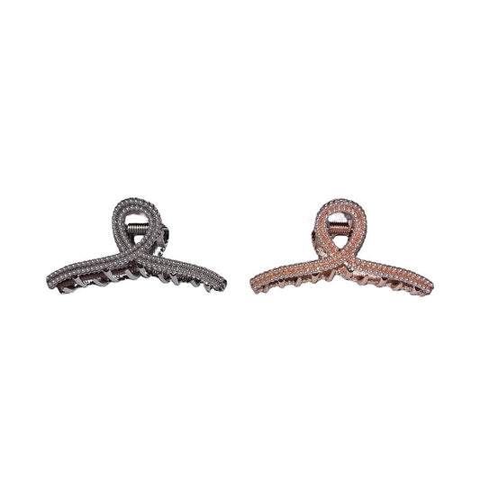Migant Crystal Rhinestone Twisted Claw Clip – 3 Colors