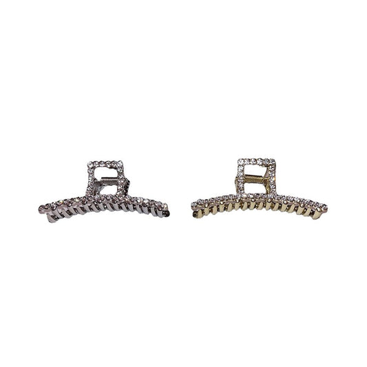 Migant Crystal Square Rhinestone Hair Claw Clip