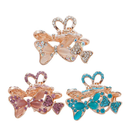 Migant Crystal Butterfly Hair Claw Clip – 5 cm