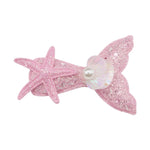Load image into Gallery viewer, Migant Children Glitter Mermaid Starfish Hair Clips 🌸
