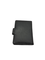 Load image into Gallery viewer, Men genuine leather card wallet 15 card slot and 1 note compartment black color - Migant
