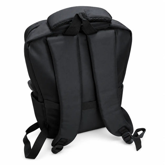 Across Black Everyday Backpack – rear view