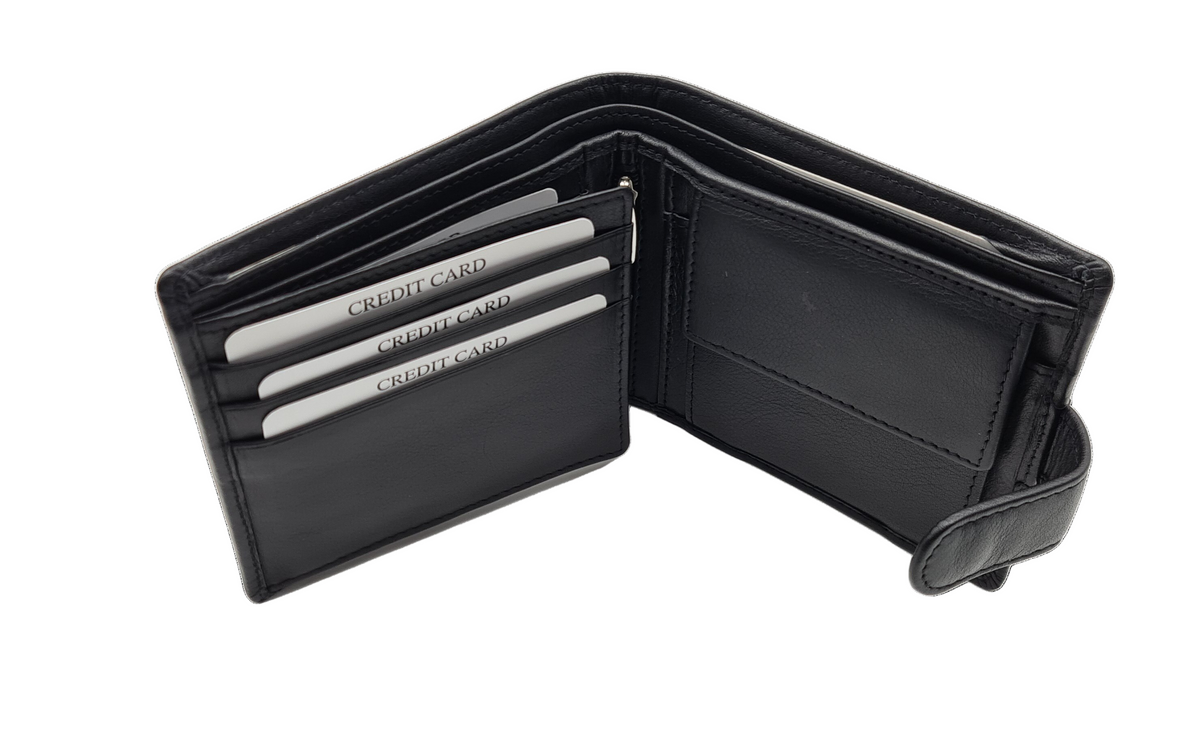 Migant design Black or Brown genuine leather wallet in giftbox 6443 - Migant