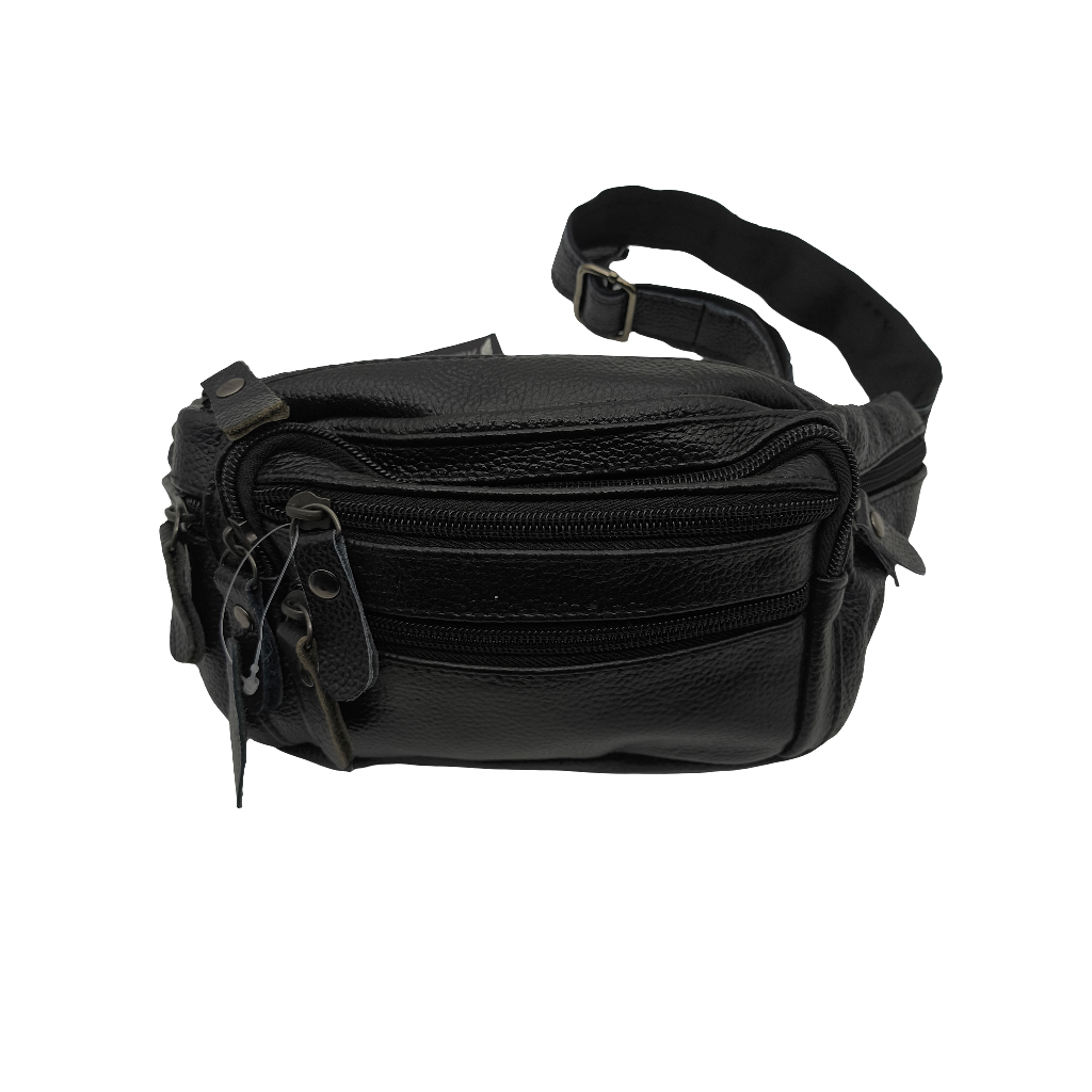 Classic Tan Leather Belt Bag / Fanny Pack