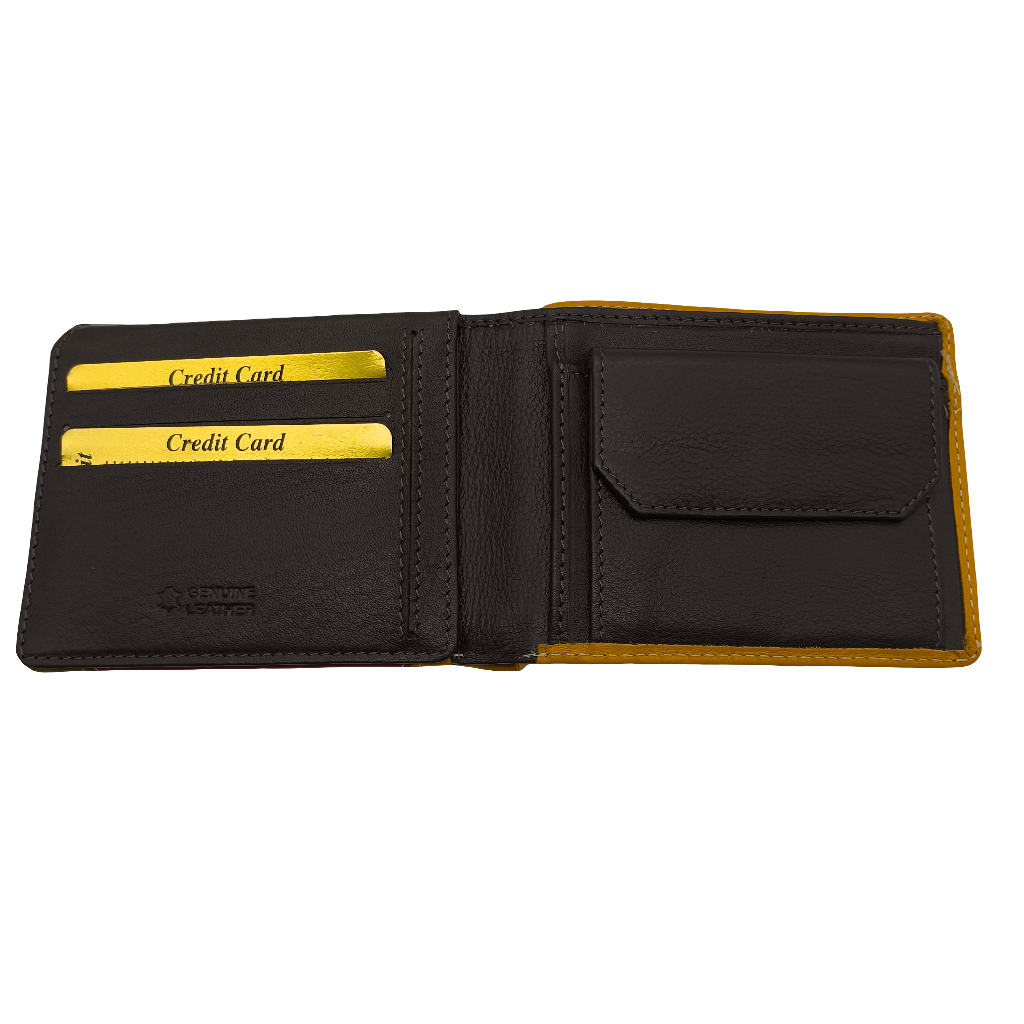 Men's Leather Wallet – 10 Card Slots