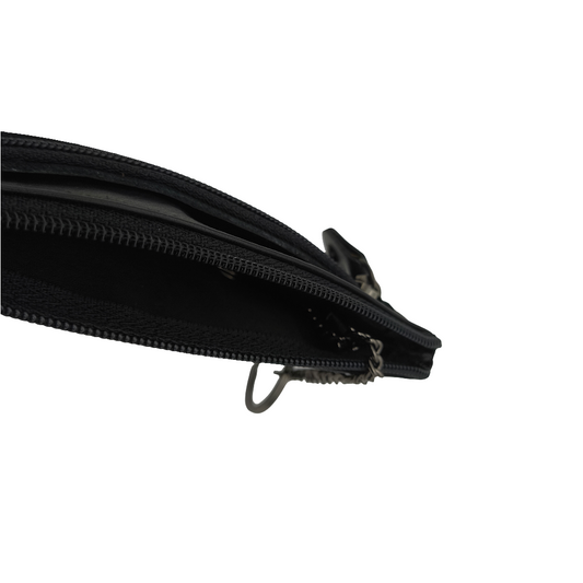 Migant Compact Leather Coin Wallet with Keychain
