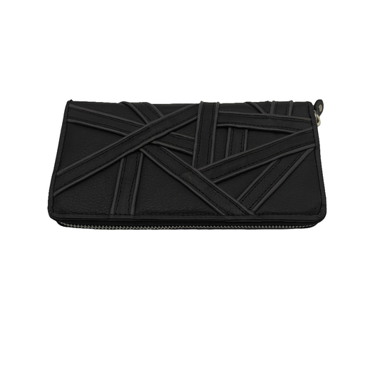 Migant Women's Leather Wallet with Geometric Design