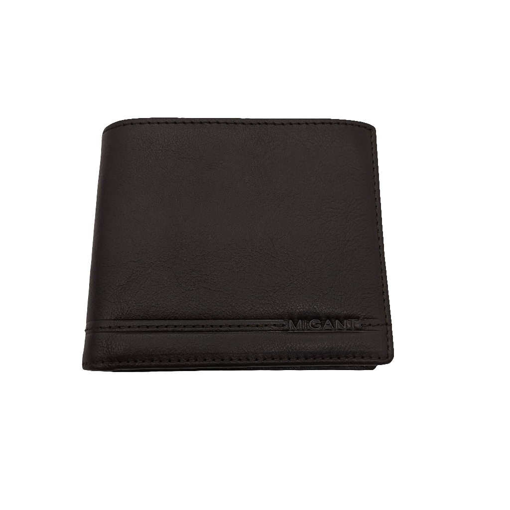 Migant Design leather mens wallet in giftbox FO-382