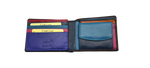 Load image into Gallery viewer, Migant Design Multicolor leather wallet with RFID protection coin case 10 card slot and 2 note compartment - Migant

