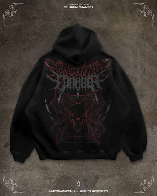 Delirium Chamber oversized hoodie back