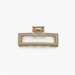 Load image into Gallery viewer, Migant Crystal Frame Rectangular Hair Clip – 3 Colors 🌸
