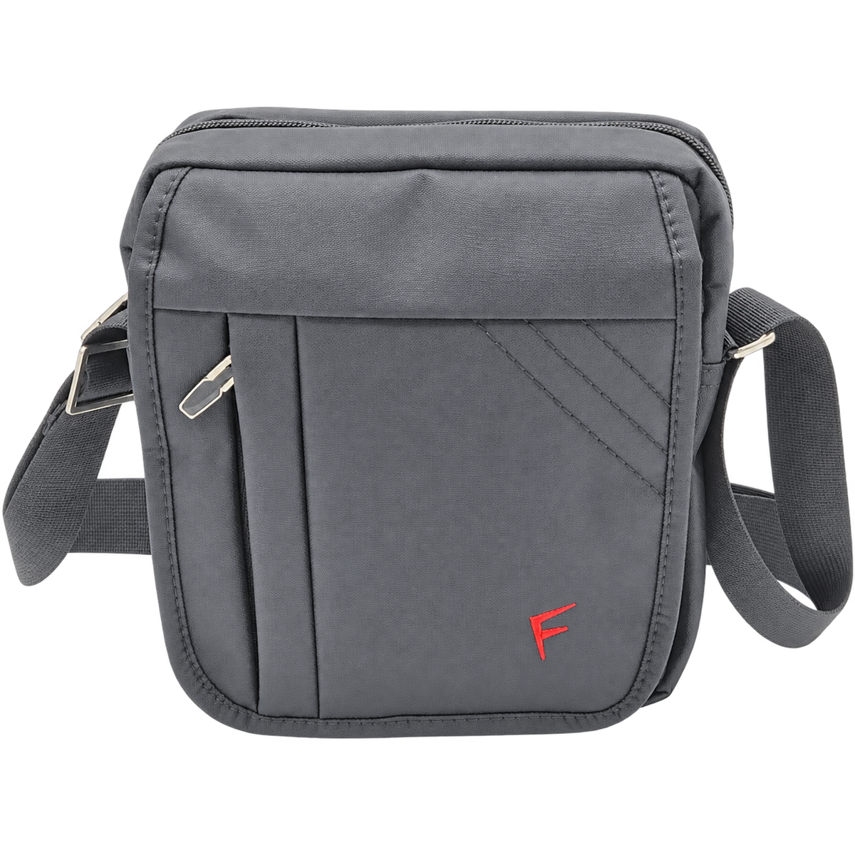 Forecast 10081S dark gray shoulder bag front view on white background