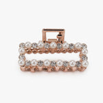 Load image into Gallery viewer, 🌸 Pearl Beaded Rectangular Hair Clip – 3 Colors
