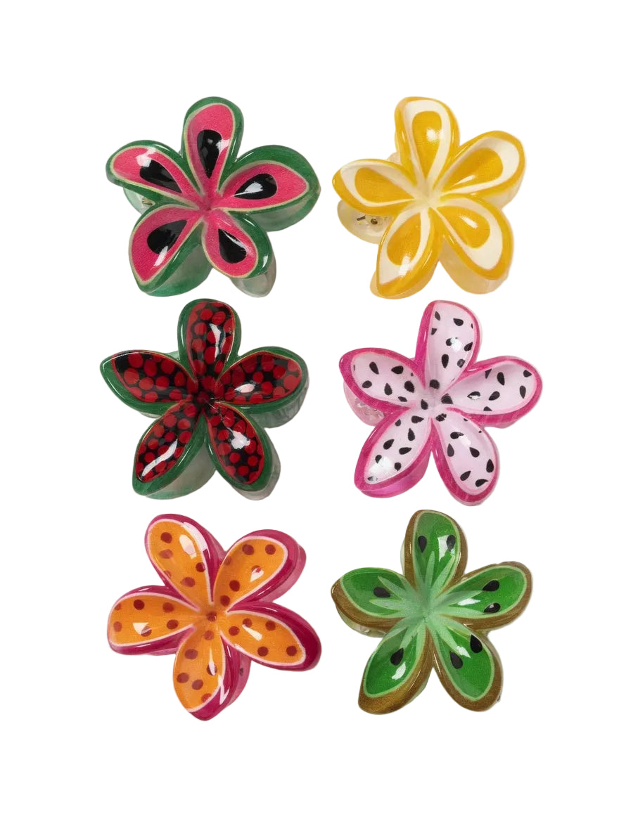 Migant Fruit Flower Hair Claws